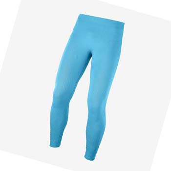 Salomon ESSENTIAL SEAMLESS Nadrág Férfi Kék | HU 2433FDN